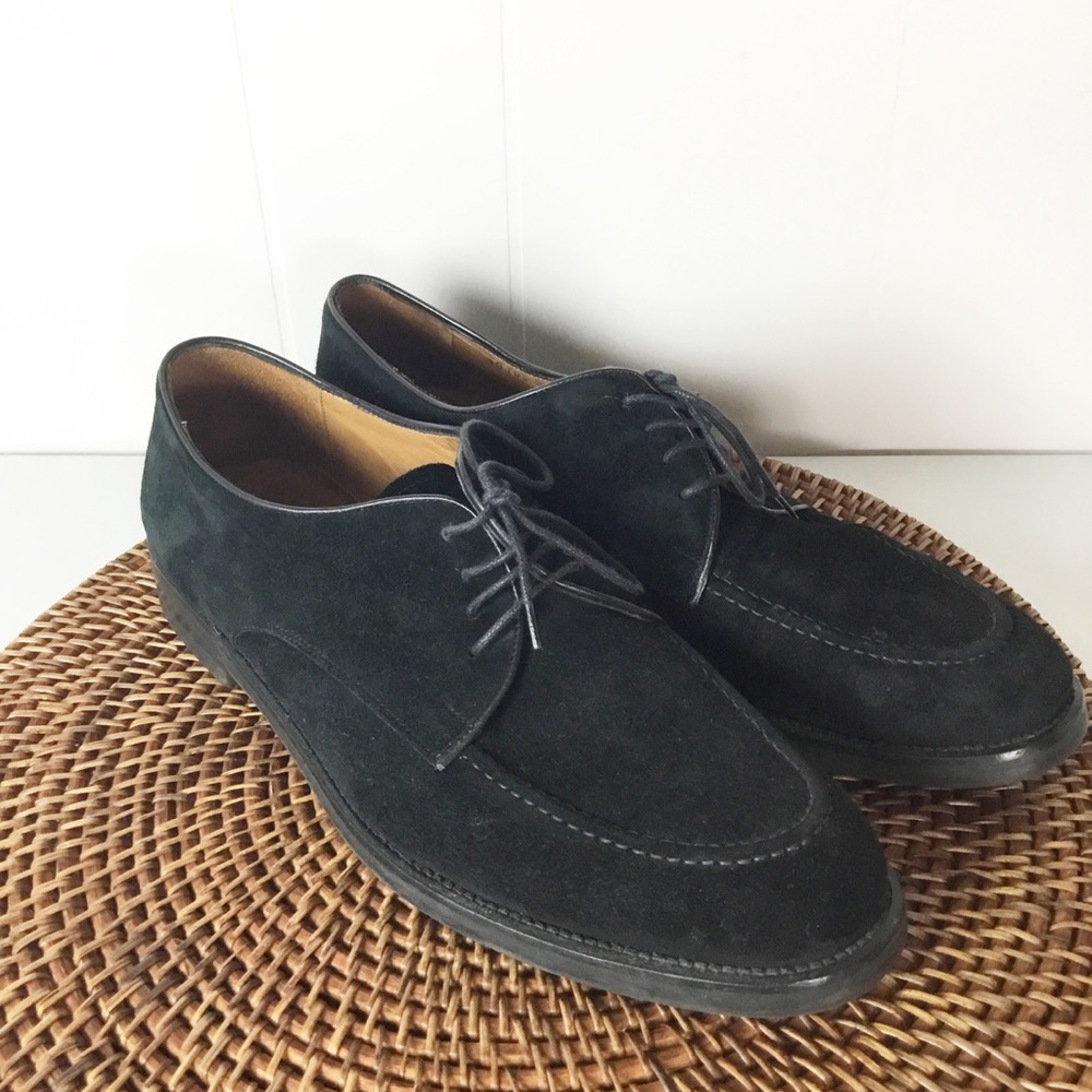 Cole Haan Leather Suede Black Dress Size 11.5 M